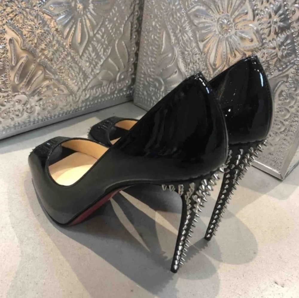 New💥Christian 💋‼️Louboutin -Very Prive 120mm Stilettos - Picture 16 of 16